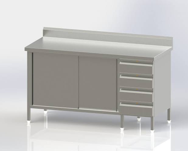 work table with single drawer with single undershelf manufacturer in india
