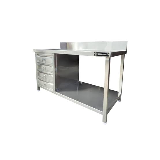 work table with single drawer with single undershelf manufacturer in india